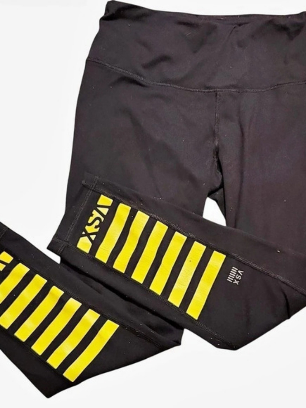 VSX XS Mini Black & Yellow Athletic Leggings